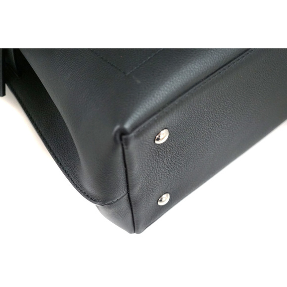 Louis Vuitton Lock Me Eva Calf Leather Shoulder Bag Black - Picture 12 of 13